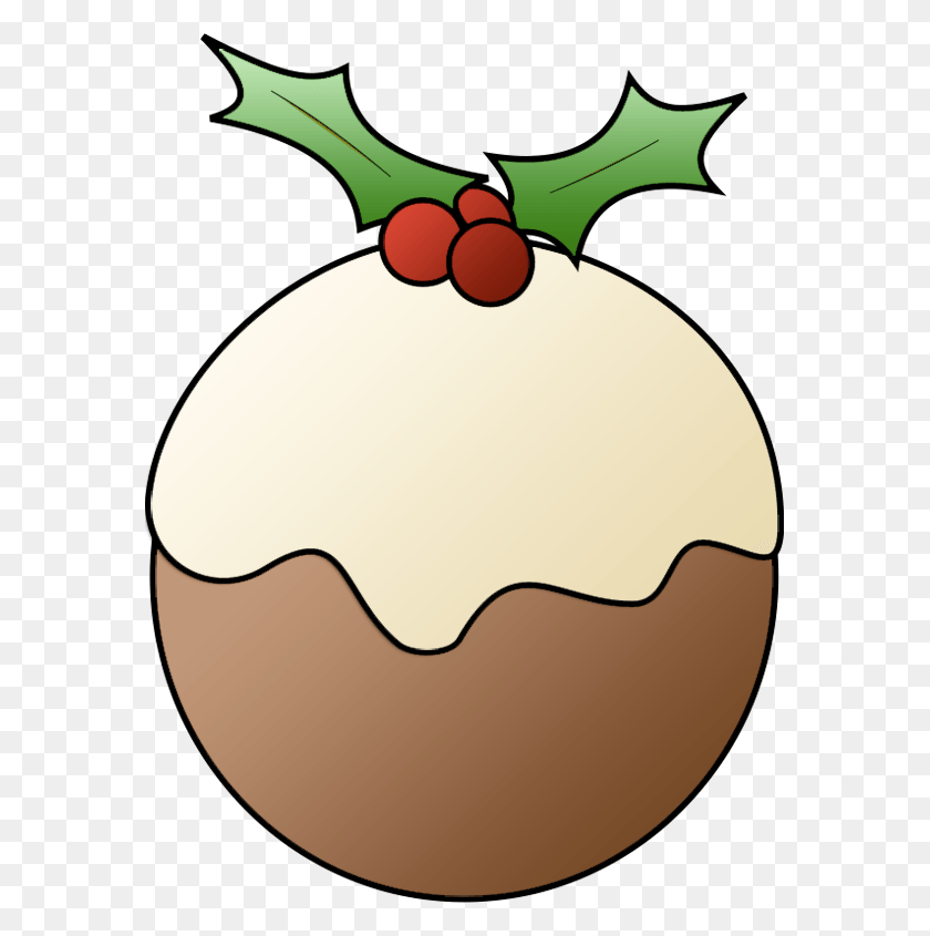 577x785 Candy Cane Clipart Christmas Pudding Line Drawing, Plant, Food, Fruit Hd Png