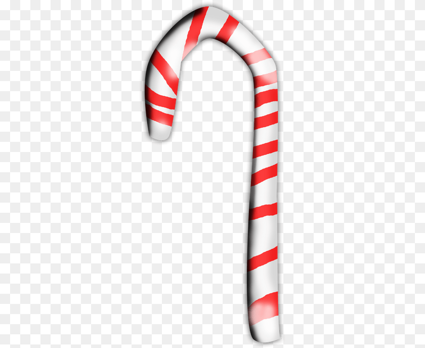 294x687 Candy Cane Font Candy Cane, Stick, Food, Sweets Sticker PNG