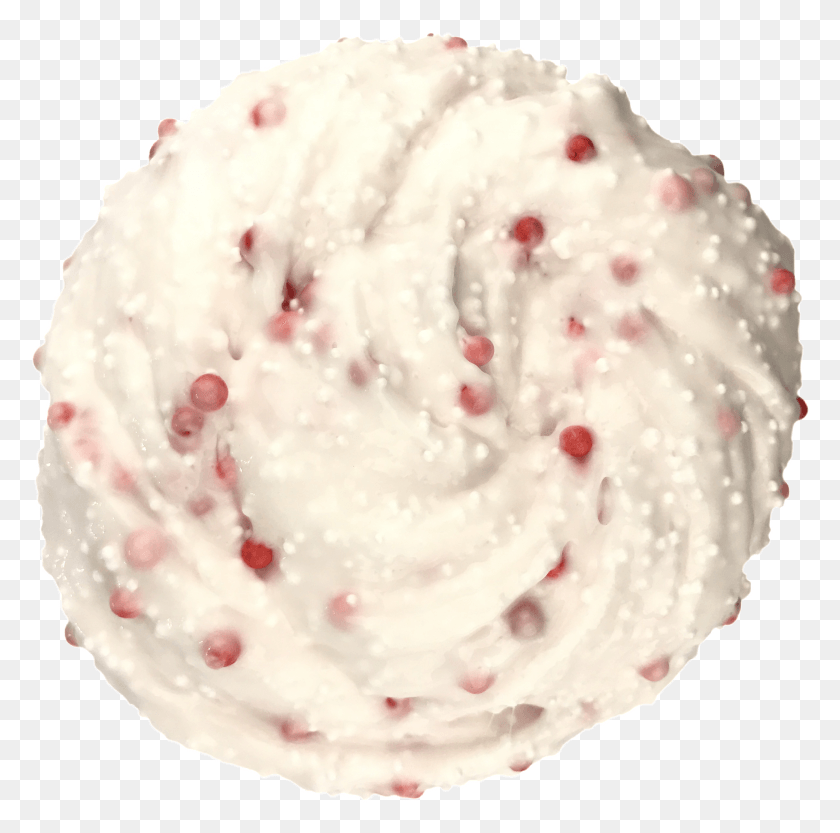 2396x2376 Candy Cane Frosting White Icing Candy Cane Slime Buttercream, Cream, Dessert, Food HD PNG Download
