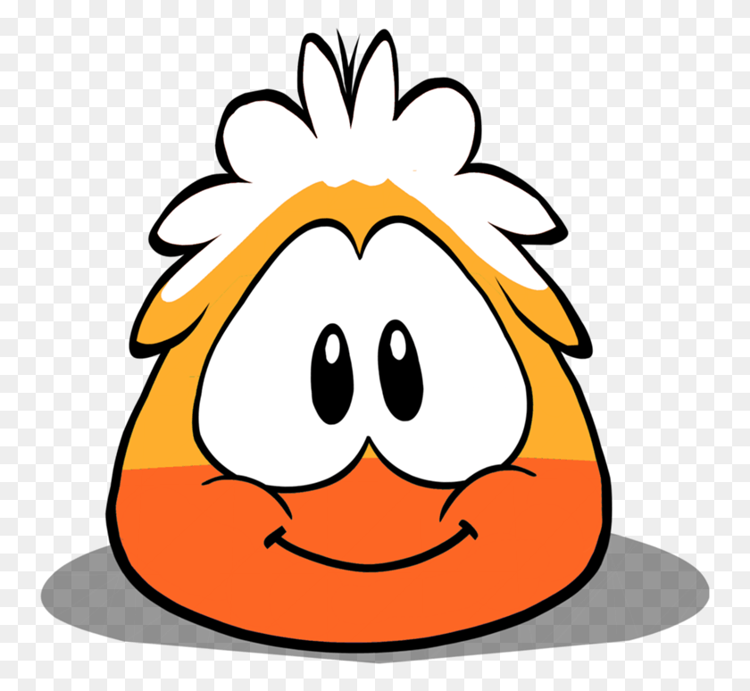 751x714 Candy Corn Puffle Club Penguin Puffles Olds, Planta, Alimentos, Vegetal Hd Png