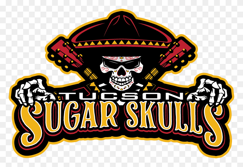 2632x1741 Candy Skull Tucson Sugar Skulls Fútbol, ​​Ropa, Vestimenta, Sombrero Hd Png