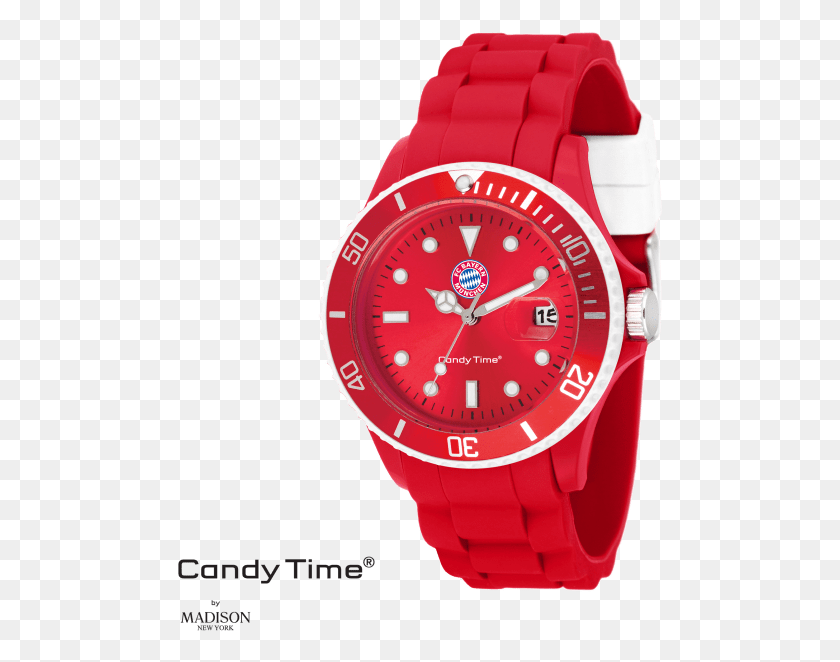 486x602 Candy Time By Madison New York Fc Bayern, Wristwatch, Digital Watch HD PNG Download
