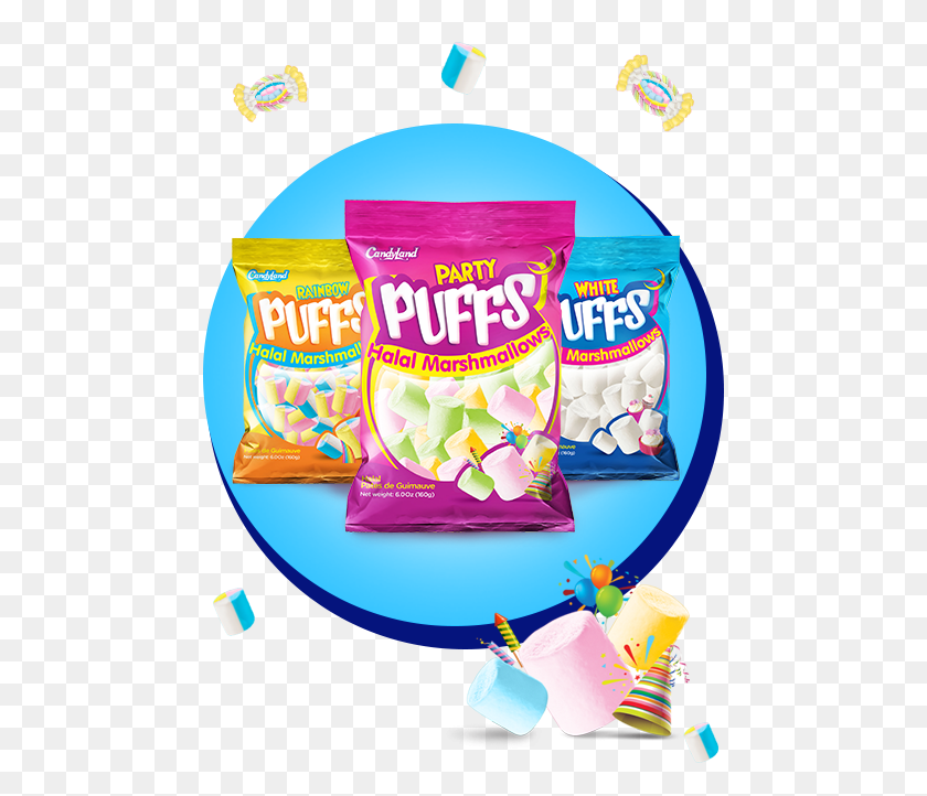 473x662 Candyland Puffs Marshmallows, Food, Sweets, Confectionery HD PNG Download