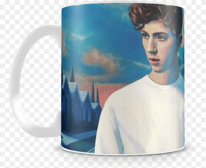 775x686 Caneca Troye Sivan An9712 Blue Neighborhood Album, Adult, Man, Male, Person Clipart PNG