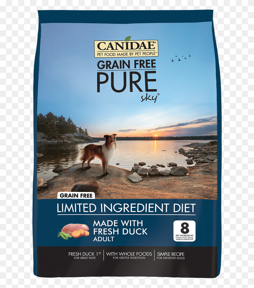 632x891 Canidae Grain Free Pure Sky With Duck Dry Dog Food Canidae Pure Land, Poster, Advertisement, Dog HD PNG Download