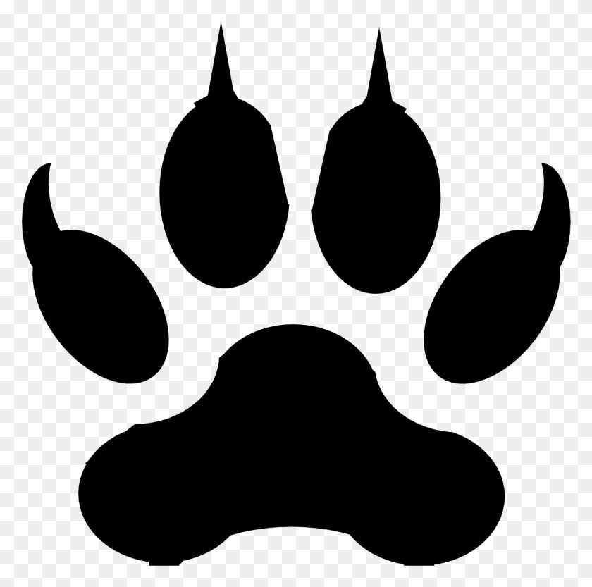 1236x1225 Canis Lupis Track Jaguar Paw Clipart, Gray, World Of Warcraft HD PNG Download