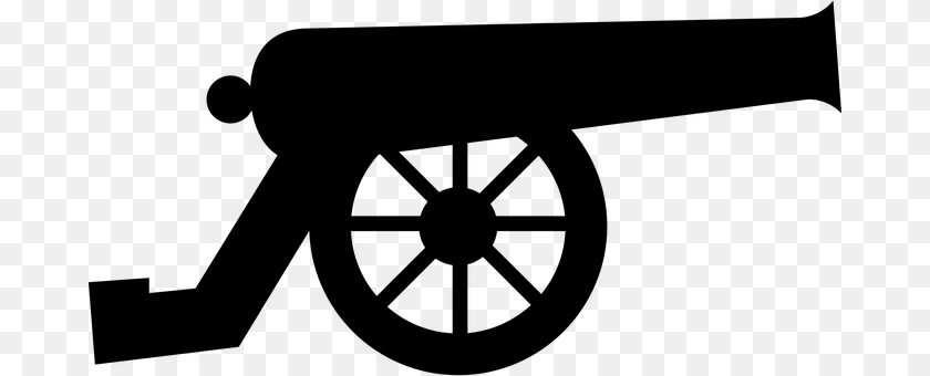 680x340 Cannon Gray Sticker PNG