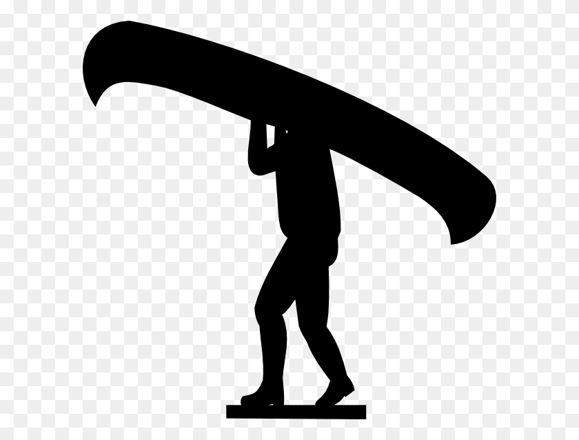 600x578 Canoe Silhouette, Axe, Tool HD PNG Download