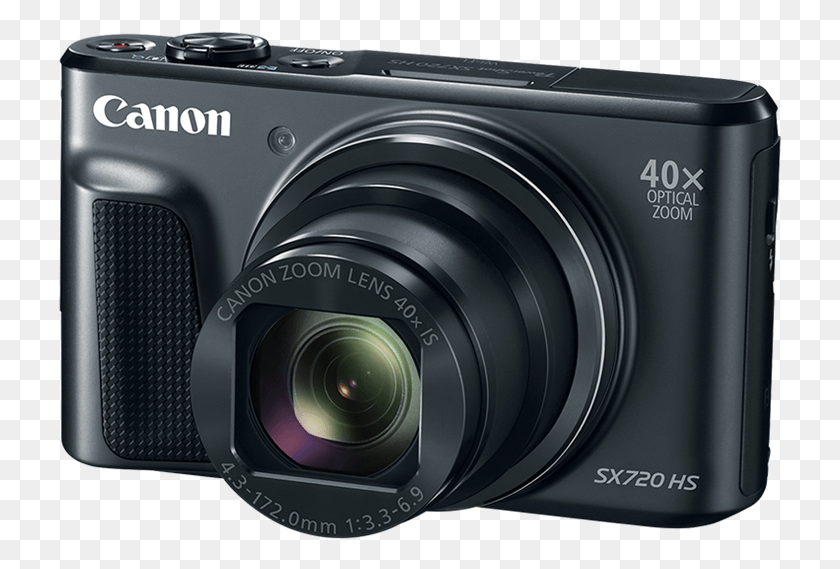 723x509 Canon Powershot Sx720 Hs Boasts New 40x Zoom Lens With Canon Powershot, Camera, Electronics, Digital Camera HD PNG Download