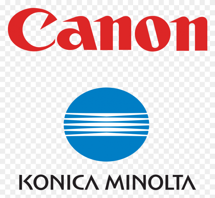 843x771 Canonkonica Konica Minolta, Text, Alphabet, Word HD PNG Download