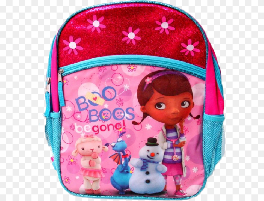 596x641 Cantidad Doc Mcstuffins Insulated Lunch Bag, Backpack, Doll, Toy, Winter Clipart PNG
