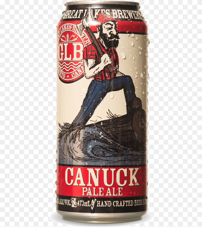 430x942 Canuck Pale Ale No Background Great Lakes Canuck Pale Ale, Alcohol, Beer, Beverage, Adult Transparent PNG
