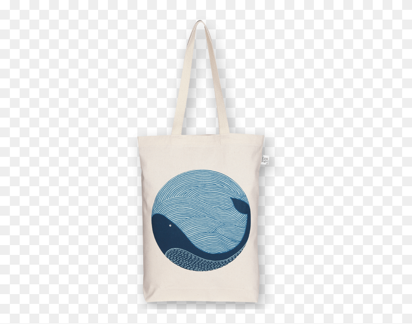 314x601 Canvas Gusset Tote Bag Whale Doodle Natural Ecoright Tote Bag, Tote Bag, Purse, Handbag HD PNG Download