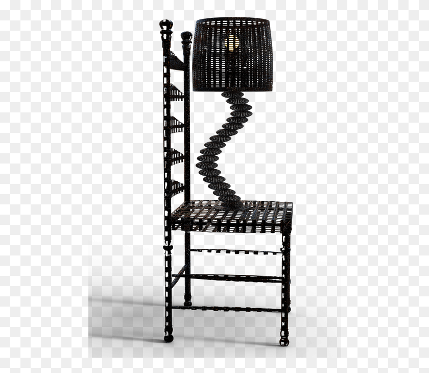 496x670 Холст С Принтом В Стиле Стула Лампа Из Нержавеющей Стали Art Rusty Chiavari Chair, Мебель, Настольная Лампа, Абажур Hd Png Скачать