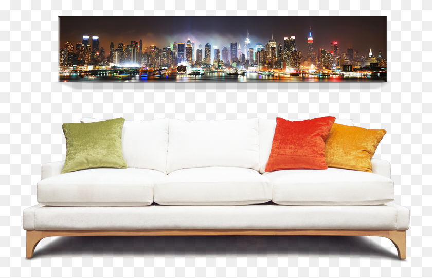 754x481 Canvas Prints Panoramic Canvas Prints, Couch, Furniture, Table HD PNG Download