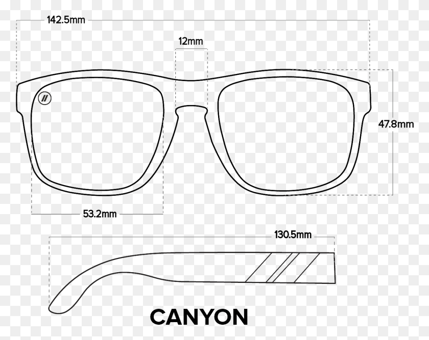 1226x955 Canyon Fit Line Art, Glasses, Accessories, Accessory HD PNG Download