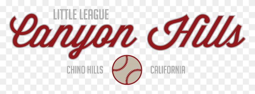 4769x1538 Canyon Hills Little League Logo, Text, Number, Symbol HD PNG Download