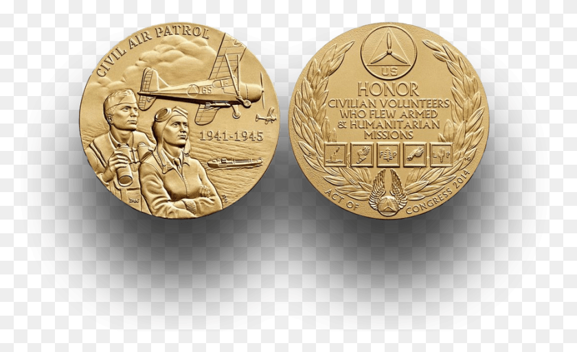 887x516 Cap Congressional Medal Of Honor Coin, Person, Human, Gold HD PNG Download