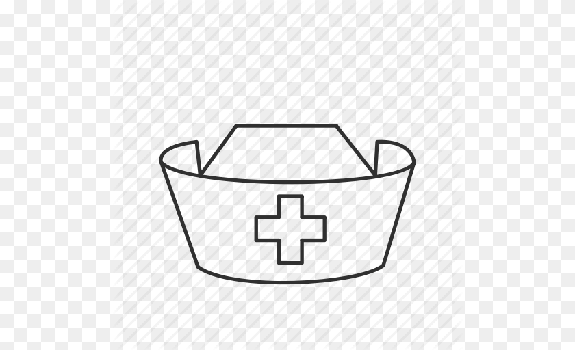 512x512 Cap Nurse Nurse Cap Nurse Hat Icon, Basket PNG