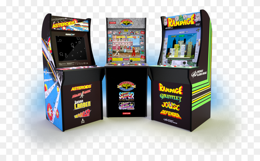 1676x990 Capcom Logo, Arcade Game Machine, Kiosk, Pac Man HD PNG Download