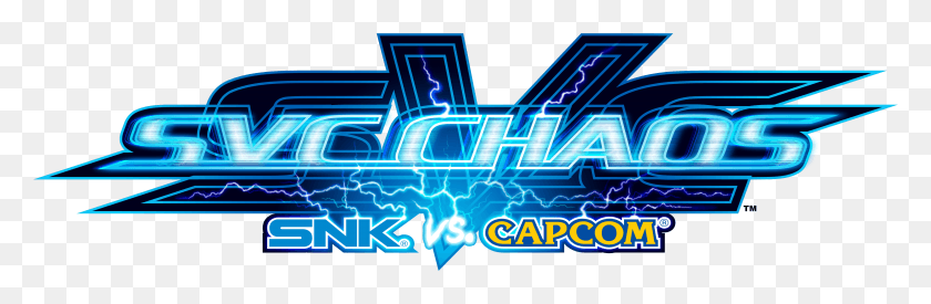 4825x1333 Логотип Capcom Snk Против Capcom Svc Хаос, Pac Man, Свет, Неон Hd Png Скачать