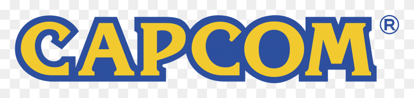 2190x391 Capcom Logo Transparent Electric Blue, Text, Symbol, Number HD PNG Download