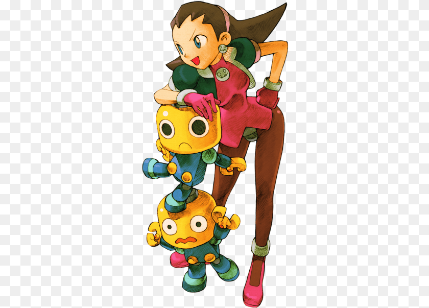 Capcom Tron Bonne Marvel Vs Capcom, Baby, Person, Cartoon, Book Sticker PNG