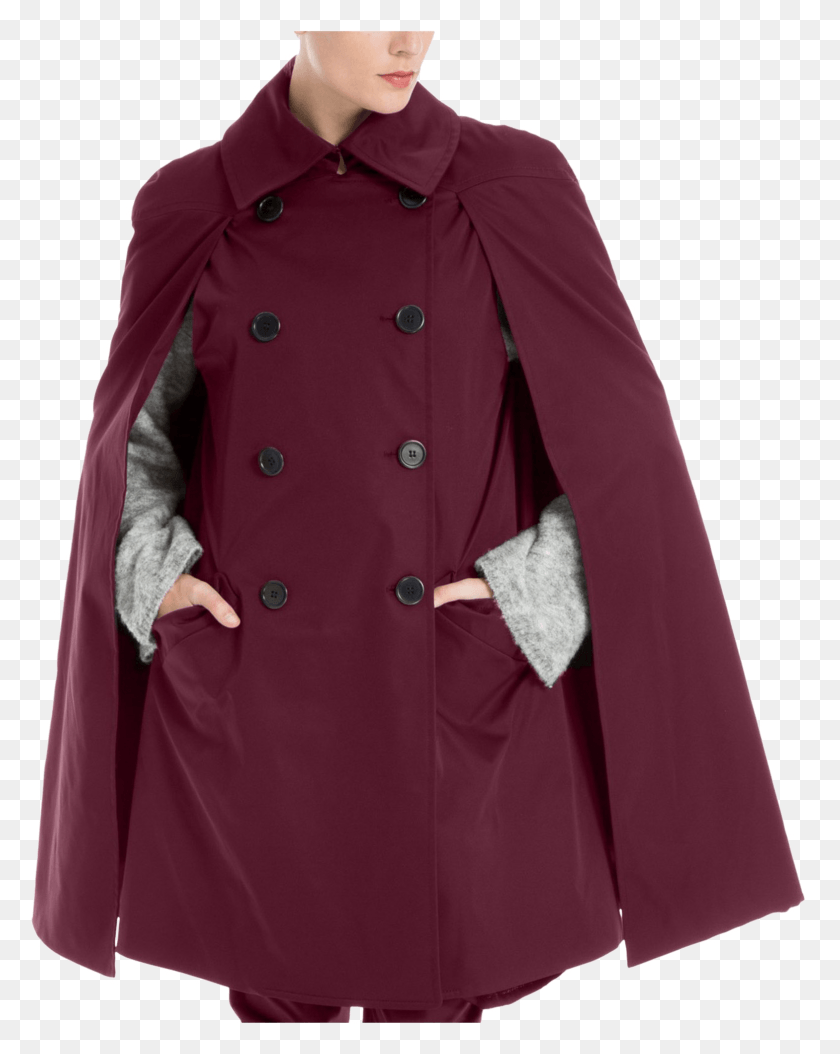1569x2001 Cape Jacket Image Cape Trench Coat, Clothing, Apparel, Overcoat HD PNG Download