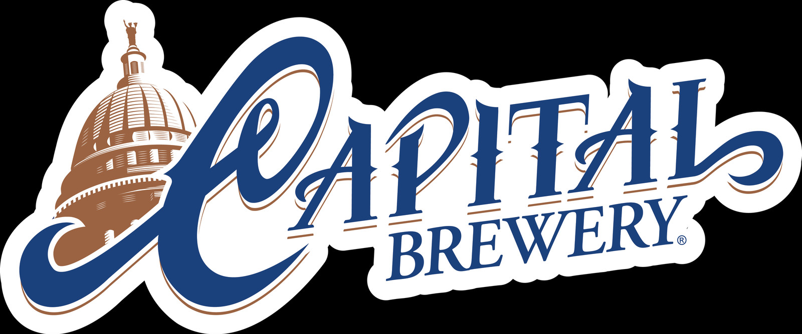 1600x668 Descargar Png Capital Brewery Logo Capital Brewery, Símbolo, Marca Registrada, Etiqueta Hd Png