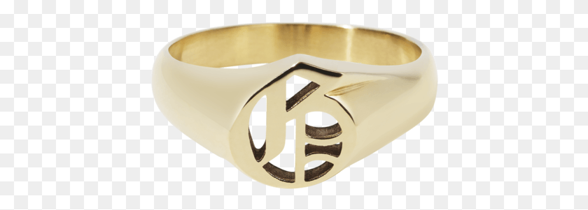 412x241 Capital Letter Signet Signet Ring, Buckle, Tape, Accessories HD PNG Download