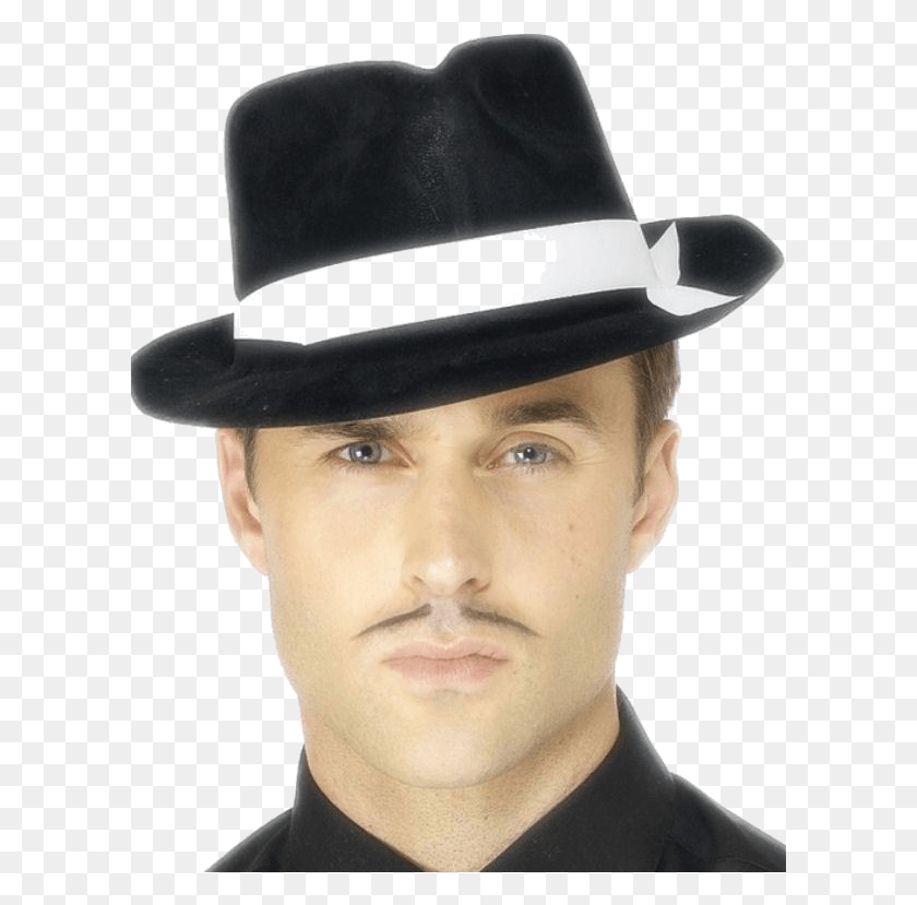 601x769 Capone Hat Fancy Dress Gangster, Clothing, Apparel, Person HD PNG Download