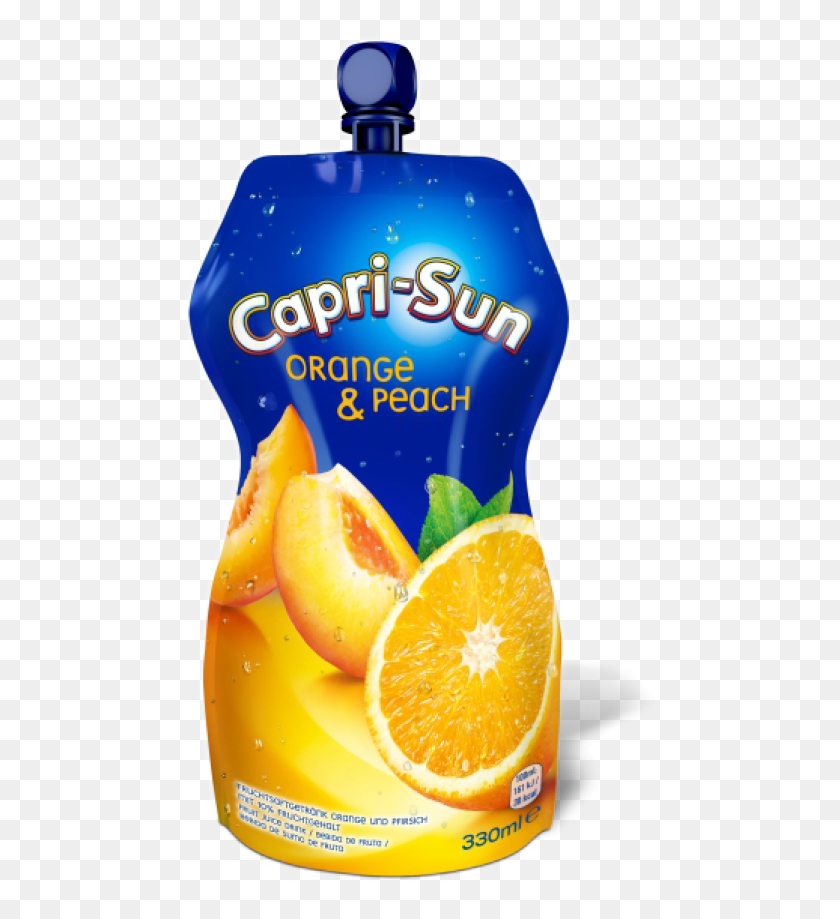 485x859 Descargar Png Capri Sun, Capri Sun, Naranja Y Melocotón, Fruta, Planta Hd Png