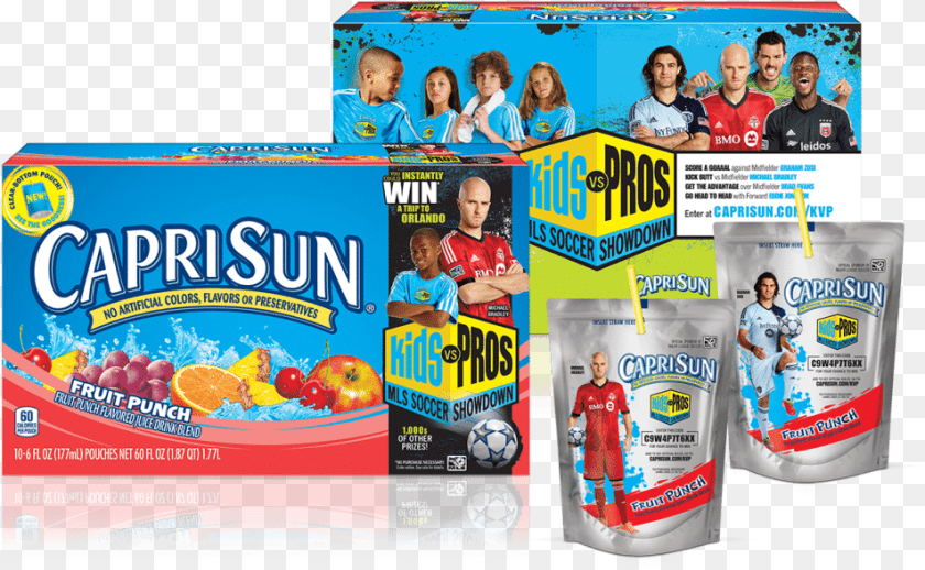 Capri Sun Lemonade 10 Pack 6 Fl Oz Pouches, Adult, Person, Man, Male Sticker PNG
