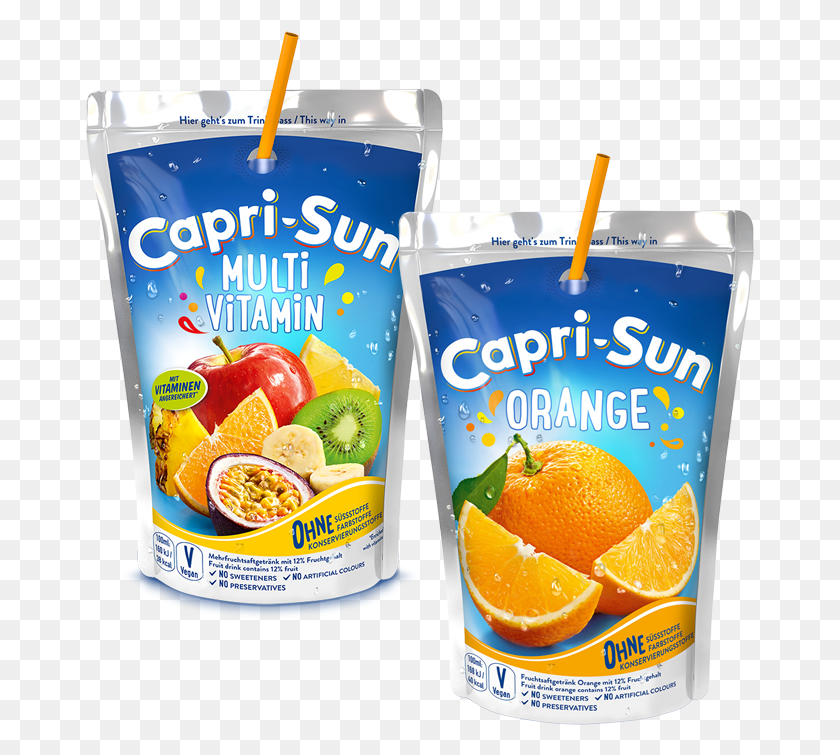 669x695 Capri Sun Multivitamin And Orange Capri Sun Multivitamin, Juice, Beverage, Drink HD PNG Download
