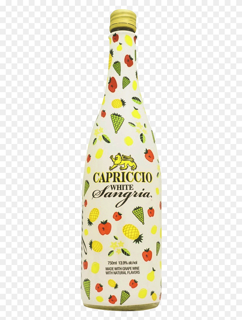284x1051 Capriccio Sangria White Bottle, Beverage, Drink, Alcohol HD PNG Download