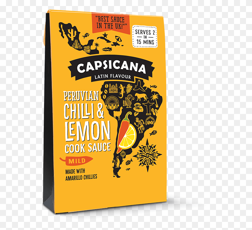 584x707 Capsican Chilli And Lemon Cook Sauce Capsicana Mexican, Beverage, Drink, Poster HD PNG Download