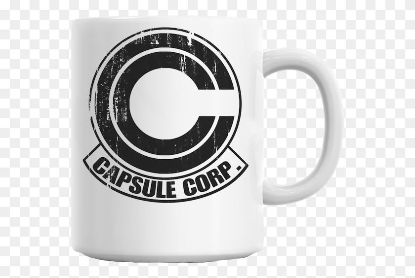 554x504 Capsule Corp Retro Mug Capsule Corp Symbol, Чашка Кофе, Чашка, Лента Hd Png Скачать