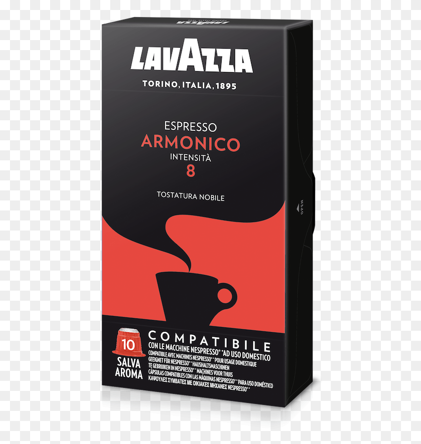 446x826 Descargar Png Cápsulas Lavazza Compatible Nespresso Armonico Lavazza, Publicidad, Cartel, Volante Hd Png