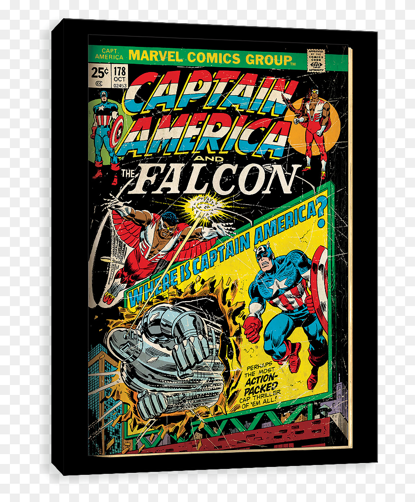 692x957 Captain America And The Falcon, Poster, Advertisement, Flyer HD PNG Download