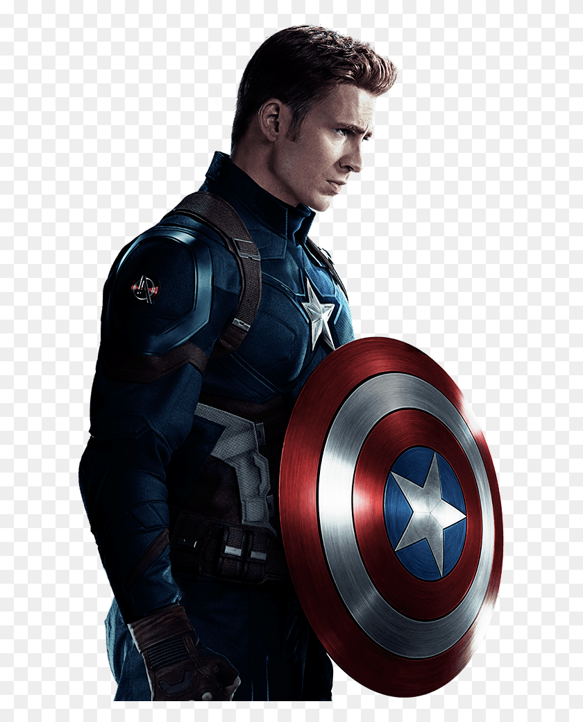 613x979 Captain America Captain America Transparent, Armor, Person, Human HD PNG Download