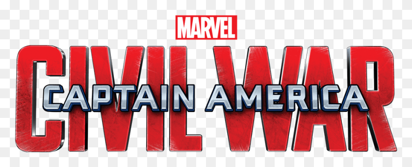 911x328 Captain America Civil War Logo Capitan America Civil War Titulo, Word, Alphabet, Text HD PNG Download