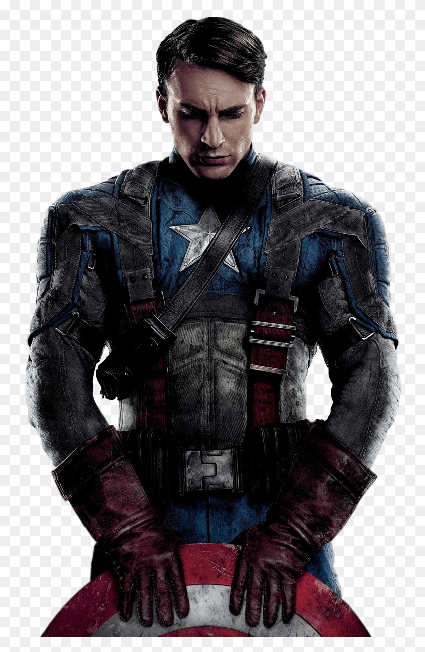 748x1229 Captain America Free Captain America The First Avenger, Jacket, Coat, Clothing HD PNG Download