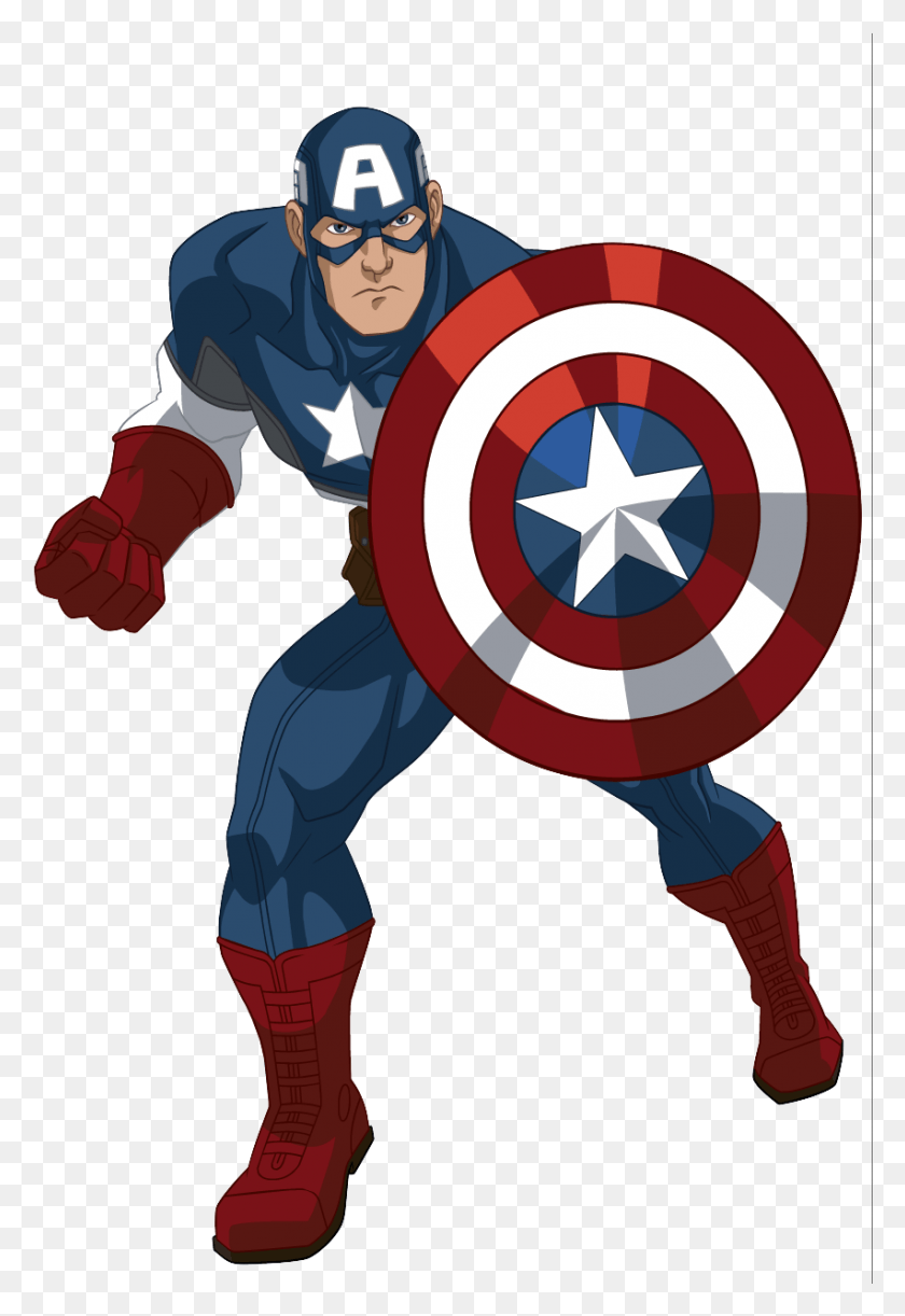 852x1270 Descargar Png / Capitán América Png