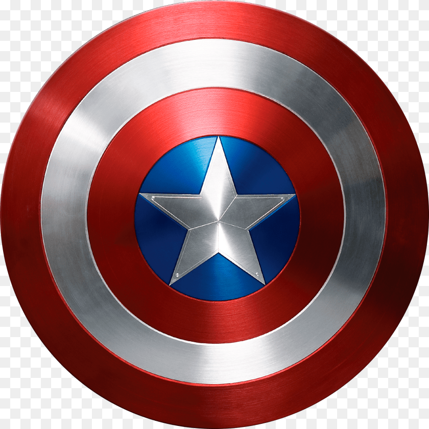 1832x1832 Captain America Photorealistic Shield Captain America Logo, Armor, Tape PNG