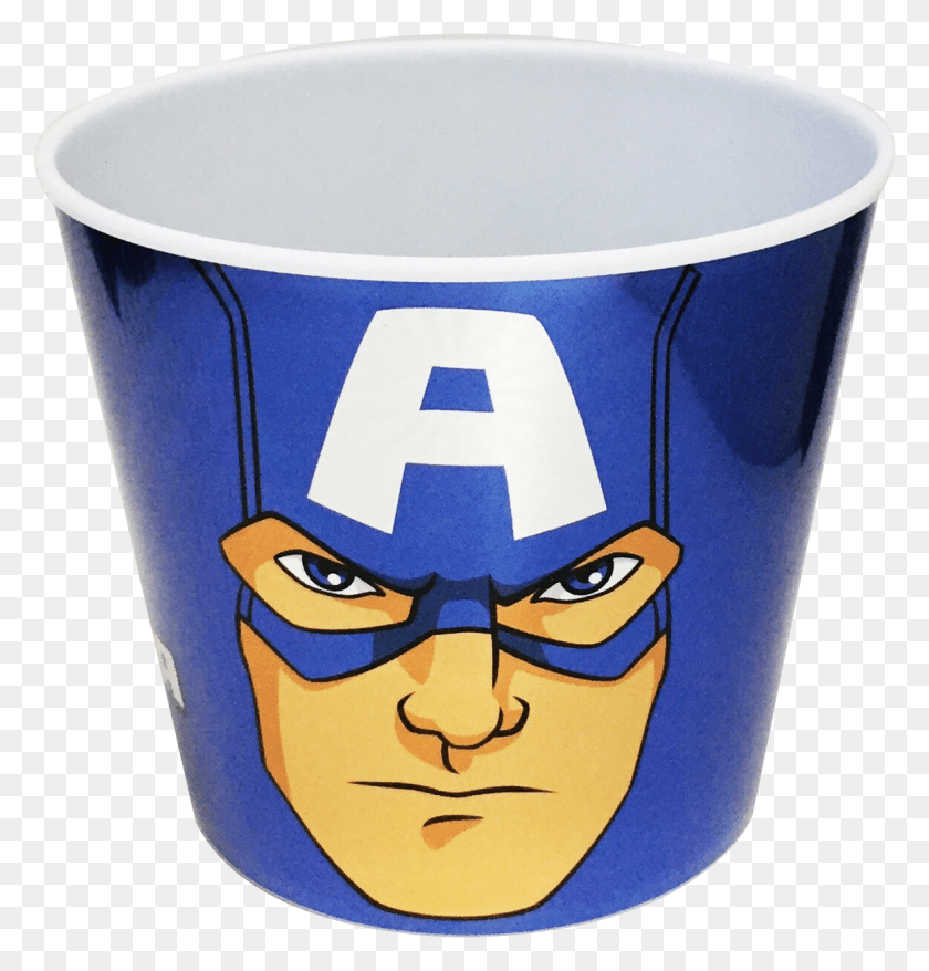 1161x1218 Captain America Popcorn Bucket, Coffee Cup, Cup HD PNG Download