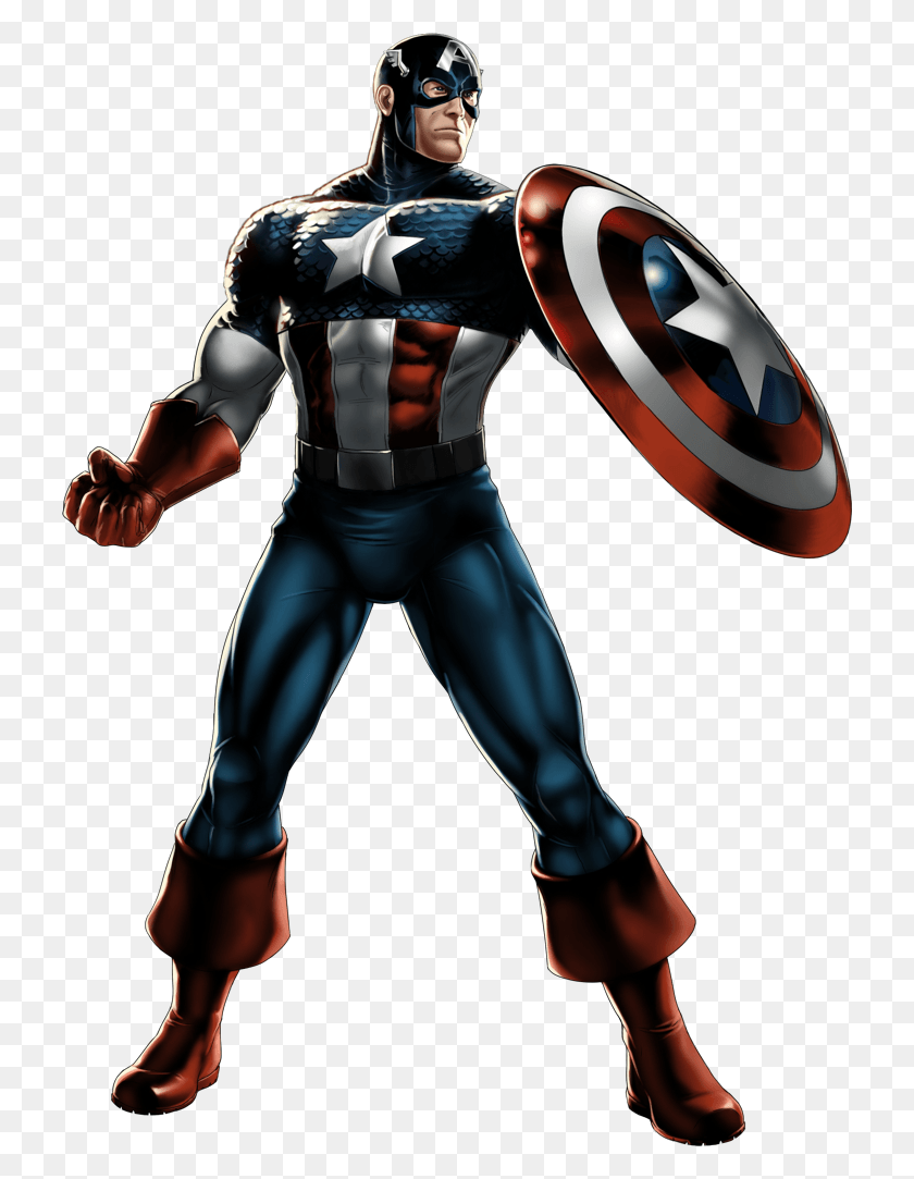 726x1023 Captain America Portrait Art Marvel Anime Captain America, Helmet, Clothing, Apparel HD PNG Download