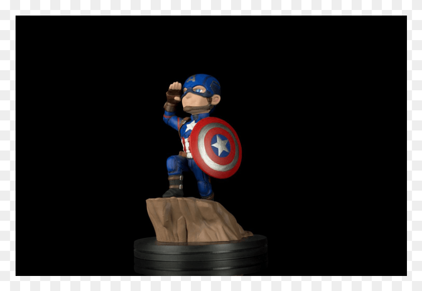 801x534 Captain America Q Fig, Figurine, Helmet, Clothing HD PNG Download