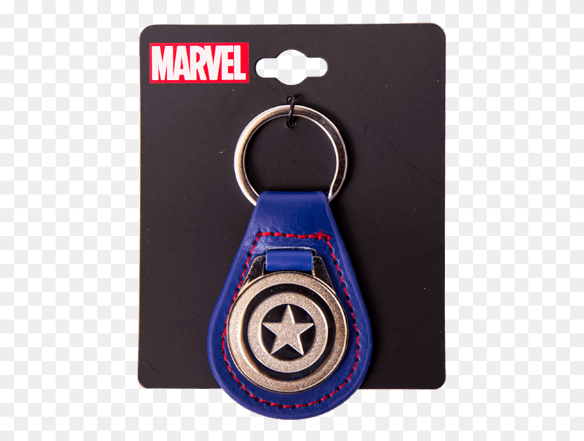 445x575 Captain America Shield Leather Keychain Marvel Comics, Logo, Symbol, Trademark HD PNG Download