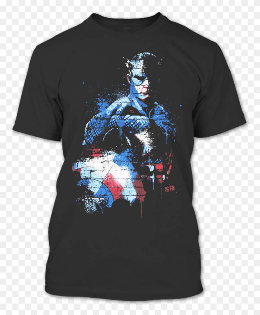 865x1062 Captain America Shield Metal T Shirt Captain America, Clothing, Apparel, T-shirt HD PNG Download
