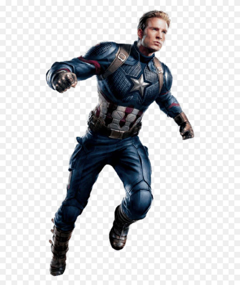523x936 Captain America Transparent Image Avengers Endgame Captain America, Person, Human, Clothing HD PNG Download